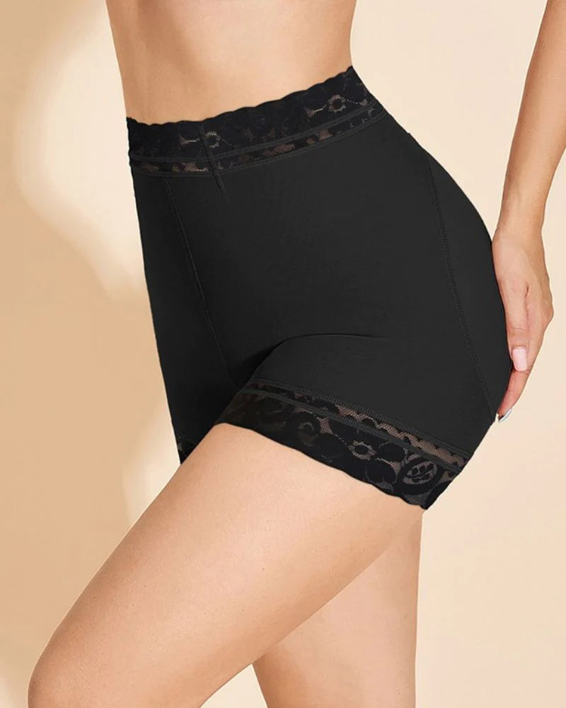 Classical Lace Shaped Control Panties - By Qivii