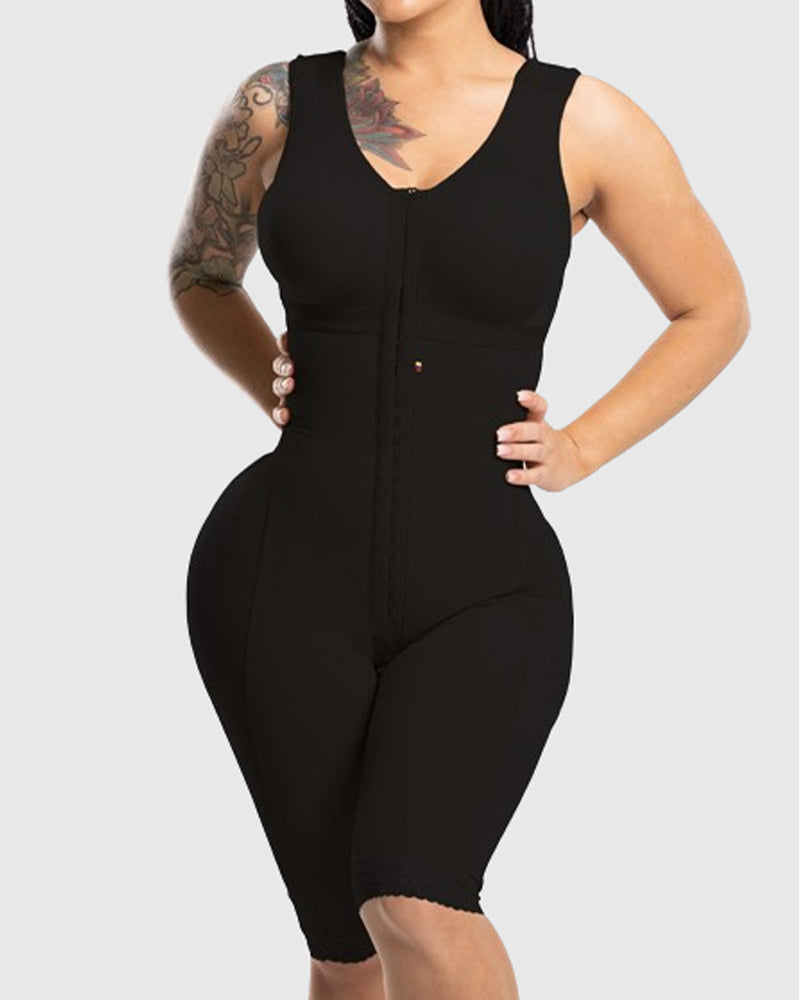 Shapshe® Women's Full Coverage BBL Post Surgery Tummy Control Body Shaper - By Qivii