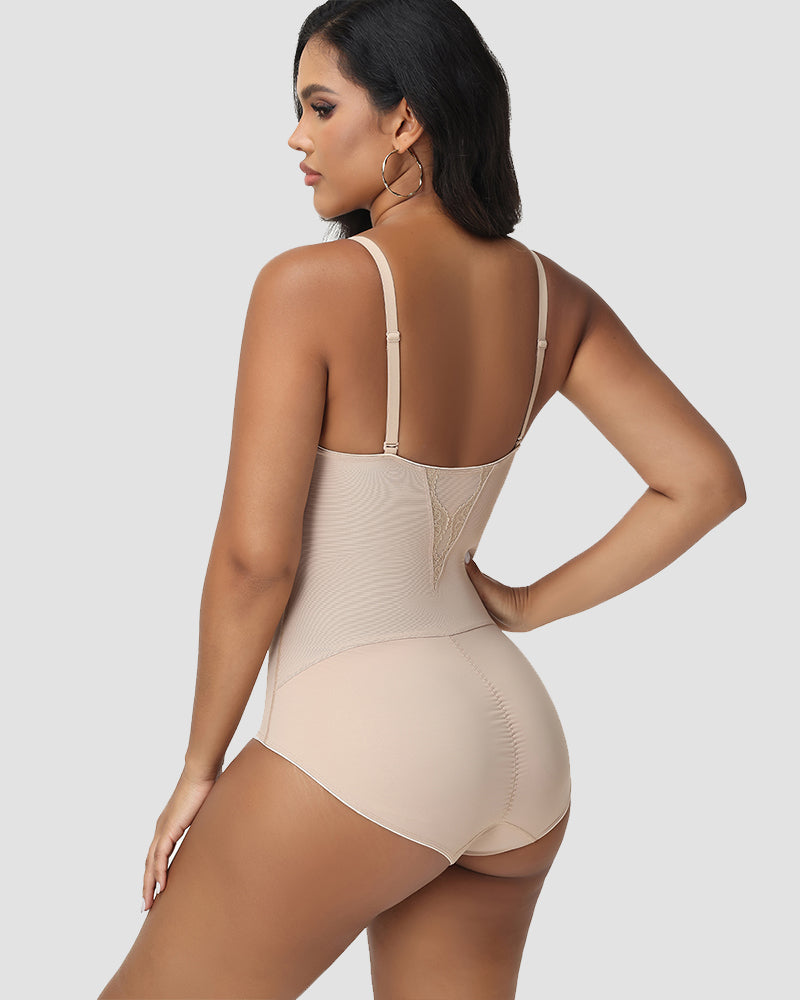 Shapshe® Lace-Detail Underwire Bustier Bodysuit