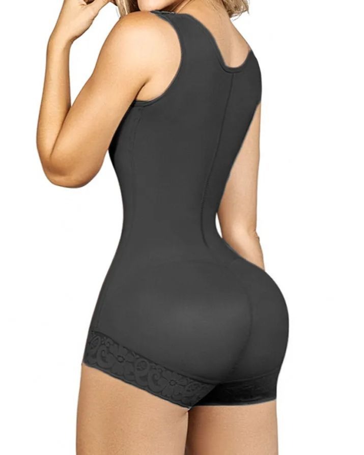 Shapshe® Women's Hook And Eye Closure Breast Support Shapewear Tummy Control Triangle Bodysuit - By Qivii