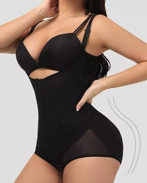 Breathable Waist Trainer Corset Bodysuit Shapewear - By Qivii