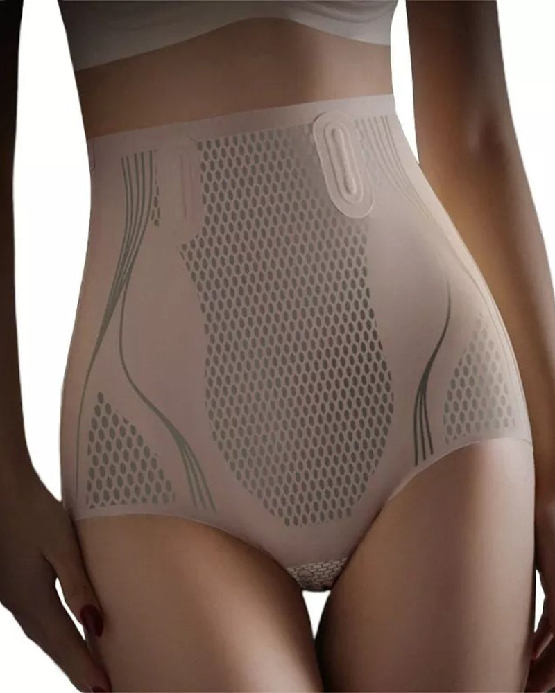Slimming High Waist Tummy Control Butt Lifting Graphene Fiber Magic Shapewear Panties - By Qivii