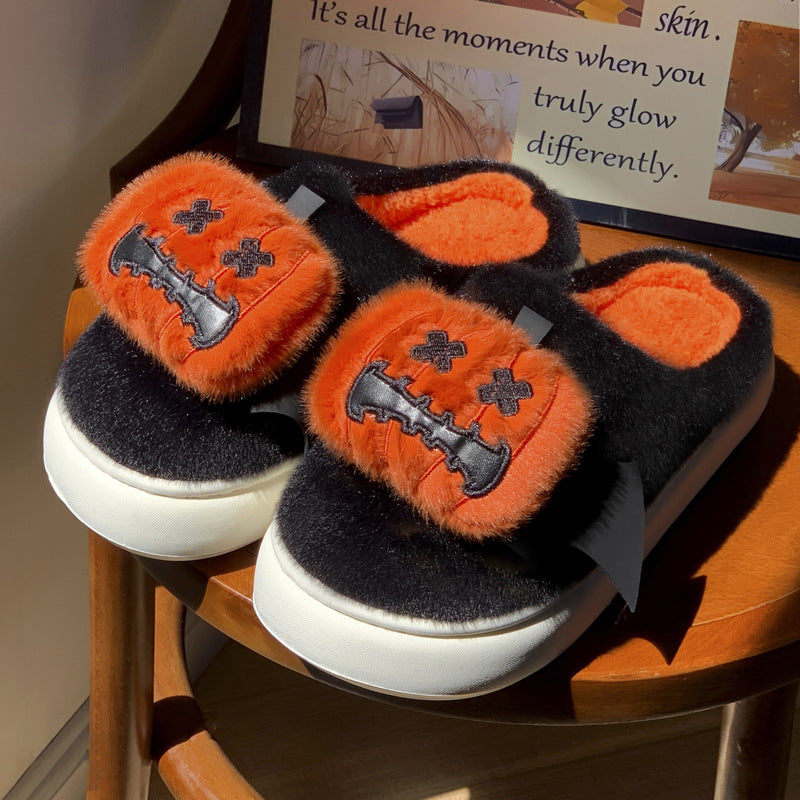 Women's Carnival Character Slippers - Plush Holiday Indoor/Outdoor Slip-Ons (US 5-11.5)