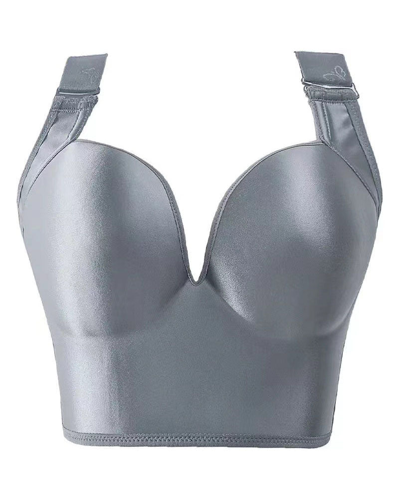 Smooth Seamless Sculpting Uplift Deep Cup Full Coverage Wireless Shape Bra