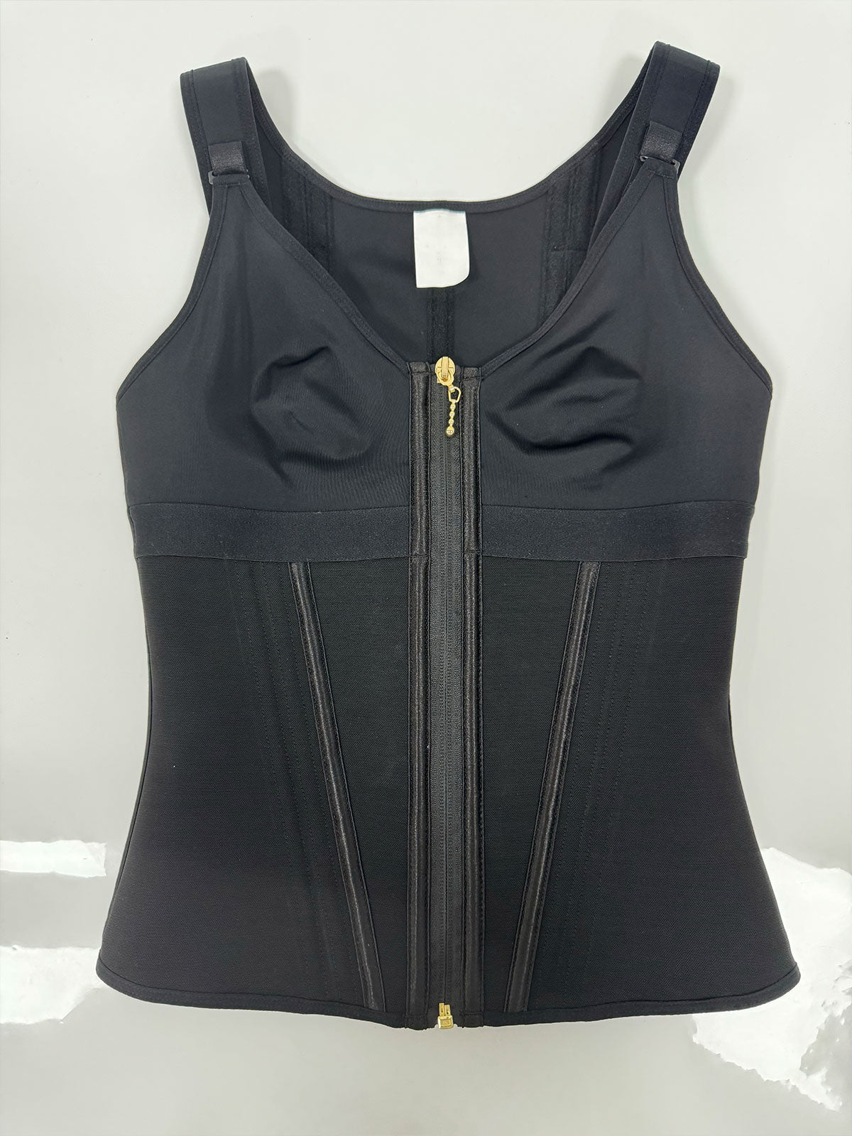 Shapshe® Fajas Colombianas Zip Front Steel Bone Tummy Control Waist Trainer