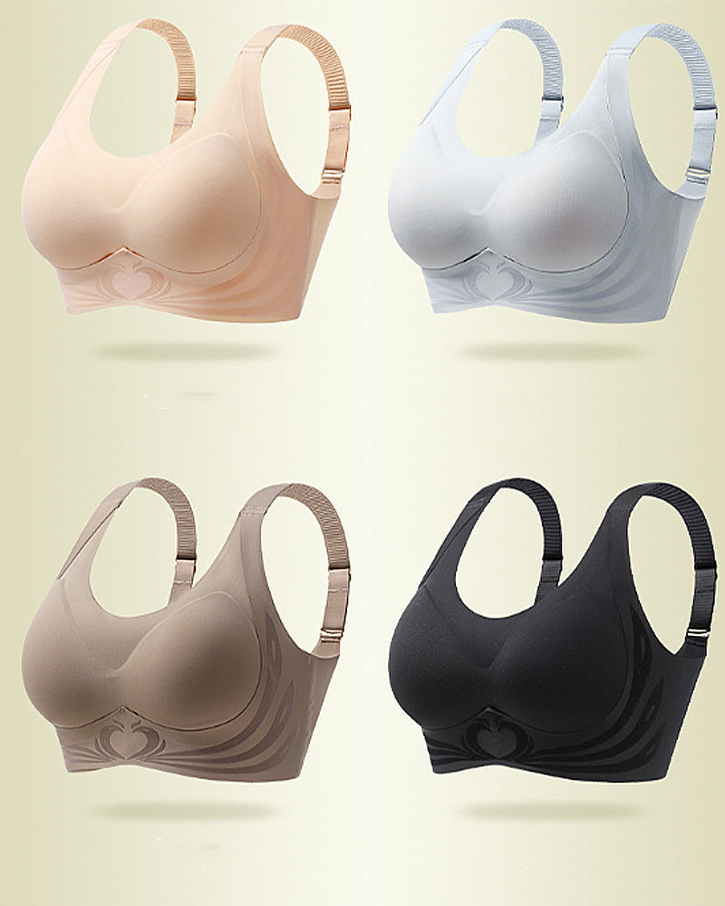 Seamless lifting Anti Sagging Push up Bra - By Qivii