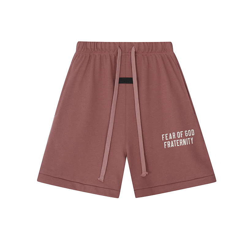FW24 FRATERNITY T-Shirt / Shorts / Set - Wine Red - By Qivii