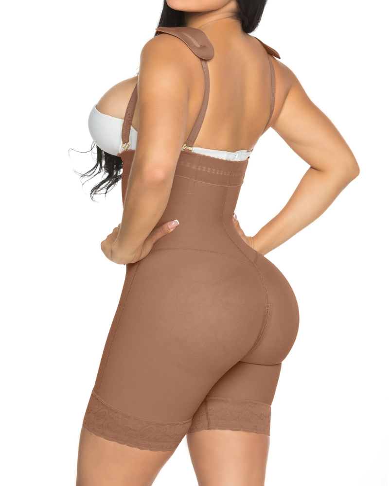 Shapshe® Firm Control Open Bust Full Body Shaper Bodysuit Shapewear - By Qivii