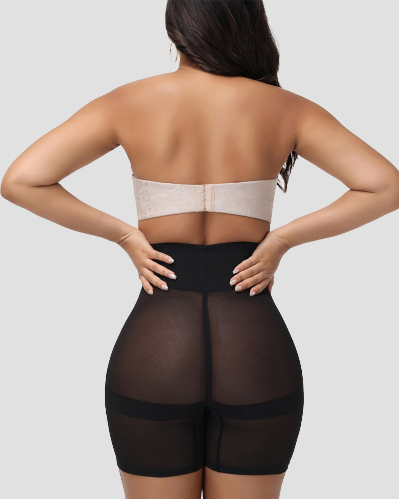 Shapshe® Mesh High Waist Tummy Control Shaping Shorts