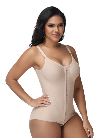 Shapshe® Fajas Colombianas Hooks Tummy Control Body Shaper