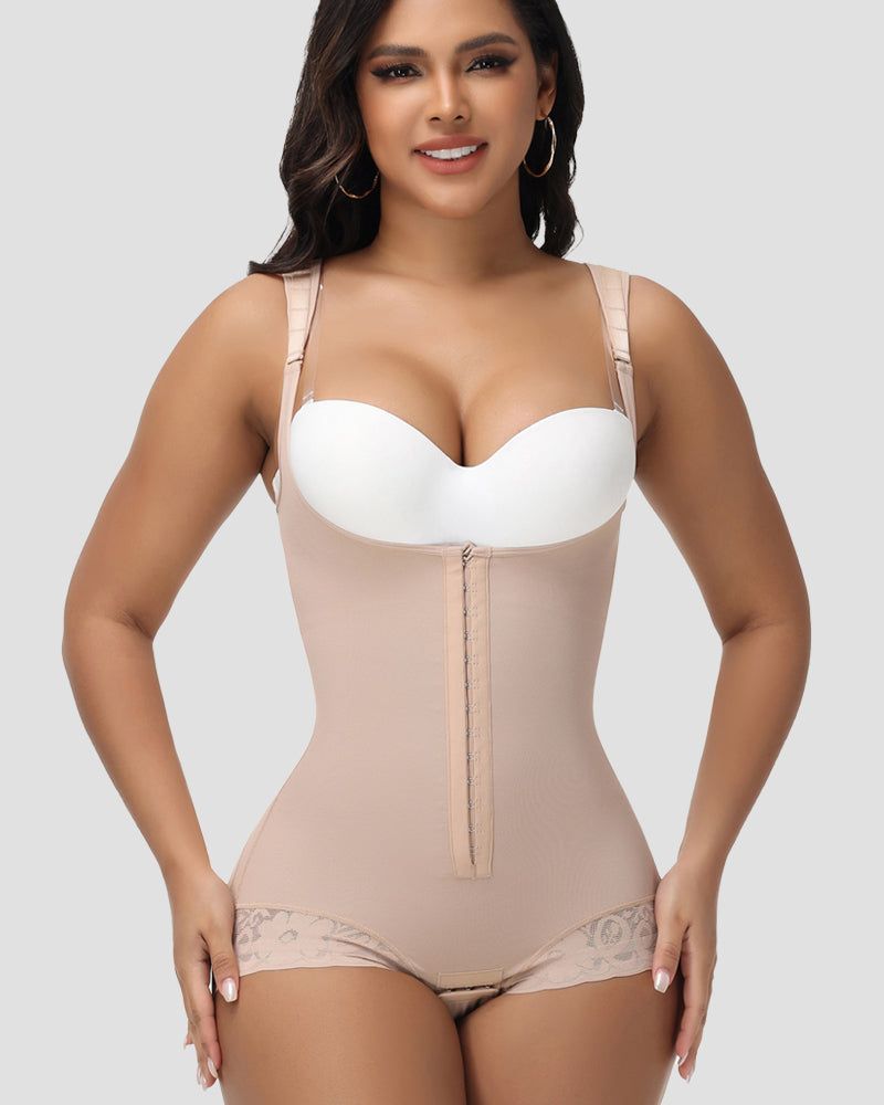 Shapshe® Fajas Open Bust Post Surgery Waist Trainer Body Shaper