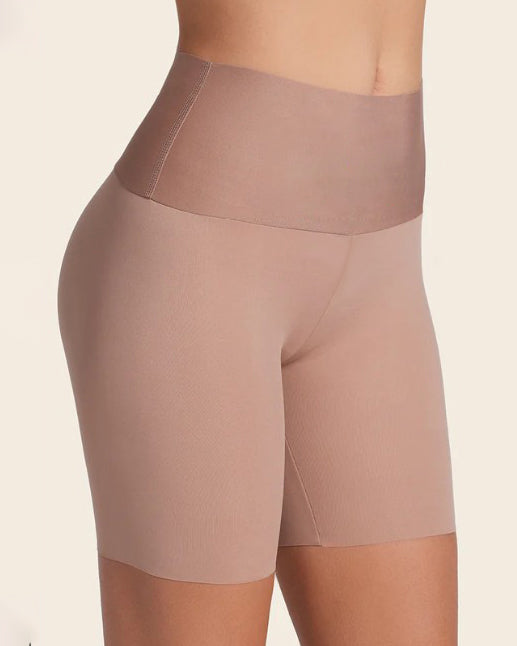 High Waist Seamless Tummy Control Comfortable Shaping Shorts - By Qivii