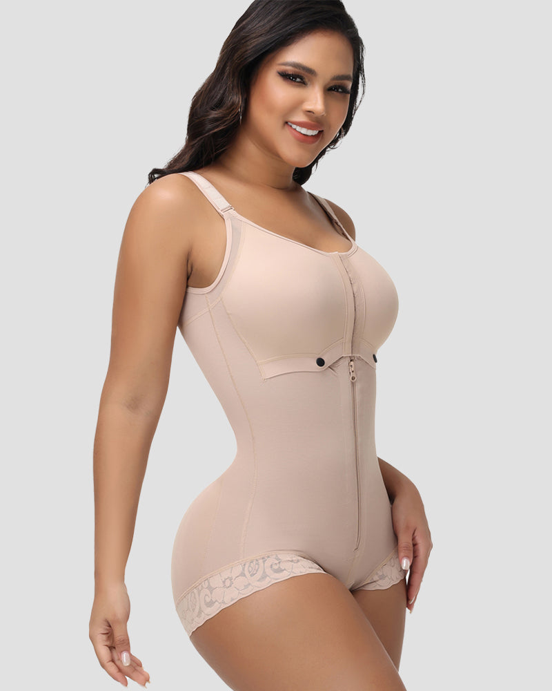 Shapshe® Fajas Colombianas Front Zipper Tummy Control Body Shaper(Pre-Sale)