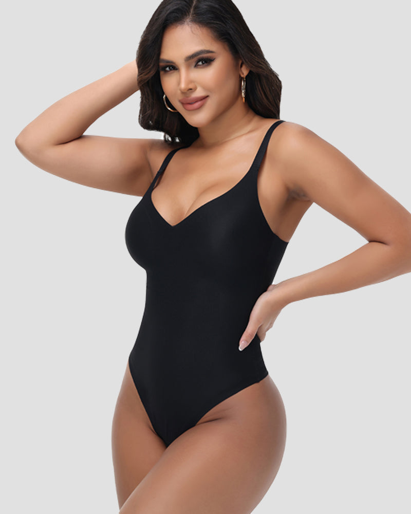 Shapshe® Thong Shapewear Bodysuit Butt Lifting with Adjustable Strap