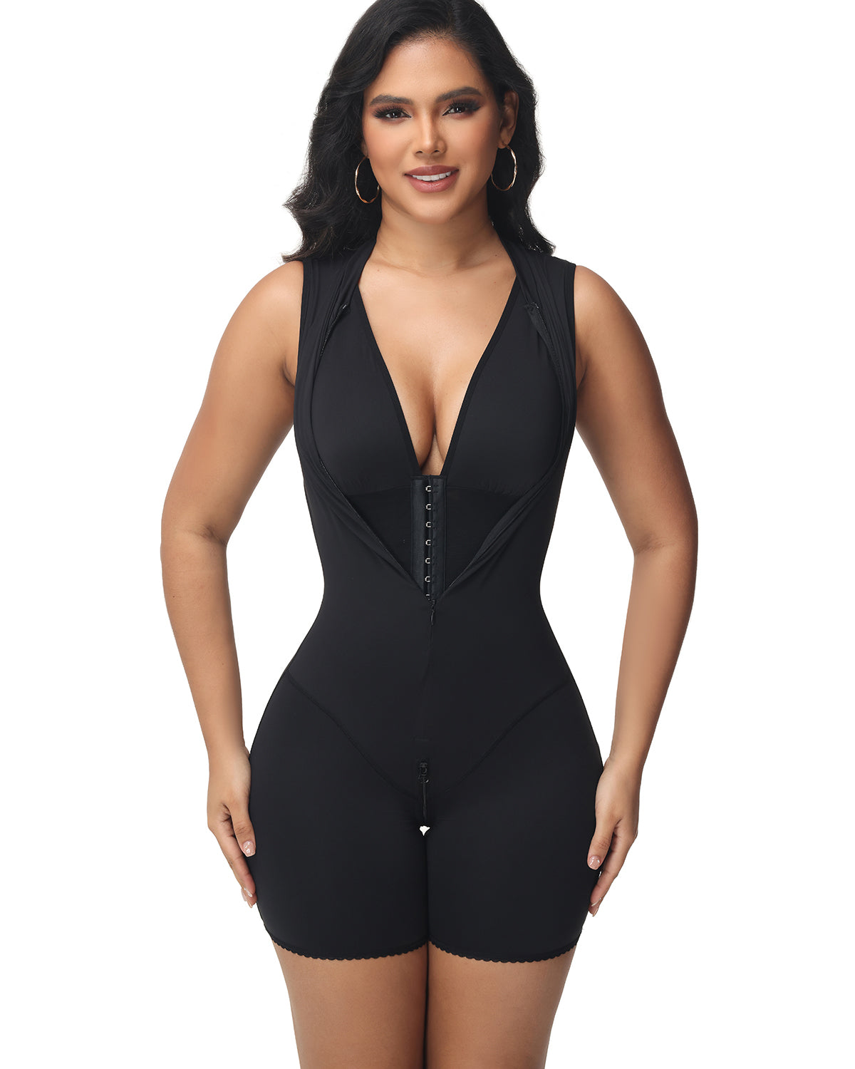 Shapshe® 2 in 1 Stand Collar Double Layer Joga Shapewear - By Qivii