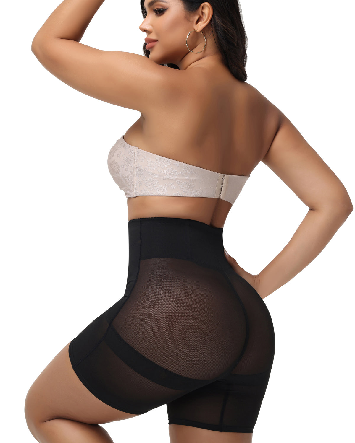 Shapshe® Mesh High Waist Tummy Control Shaping Shorts
