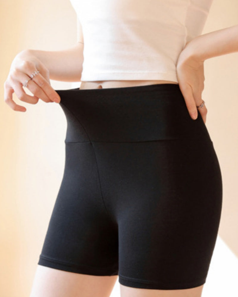 High Waisted Shaping Shorts Hip Lifting Ice Silk Seamless - By Qivii