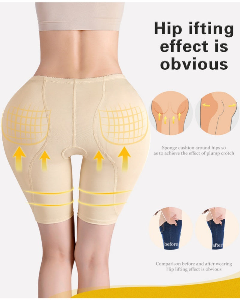 Women's Mid-rise Tummy Control Butt Lifting Shaping Shorts