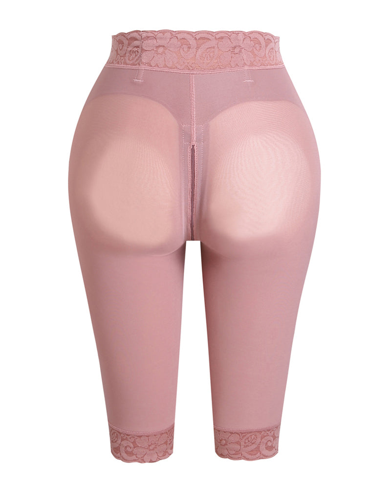 Shapshe® Women's High Waisted Shaping Knee Long Pants Invisible Tummy Control Faja Shorts - By Qivii