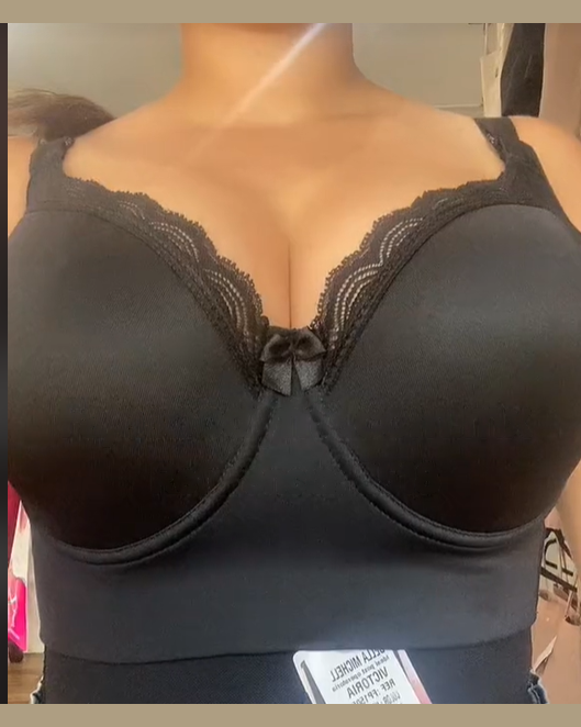 Comfort Lace Wirefree Full Cup bra - By Qivii