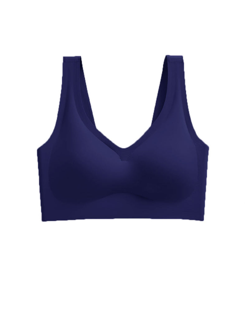 Seamless Full up back Buckle Sports Yoga Bra Underwear - By Qivii