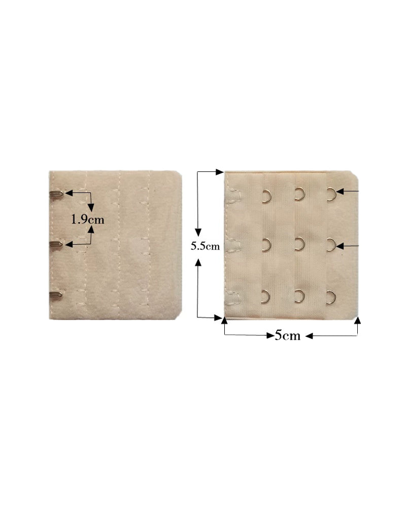 Underwear Extension Buckle 3 Rows 3 Buckles
