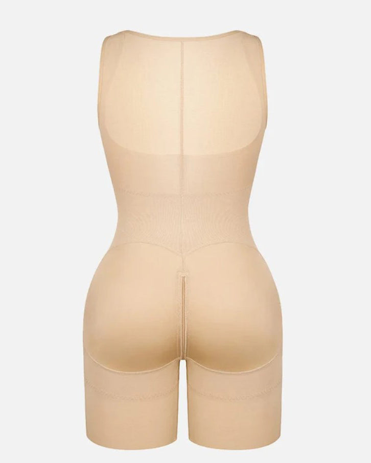 Fajas Colombianas Front Zipper Open Bust Full Body Shaper