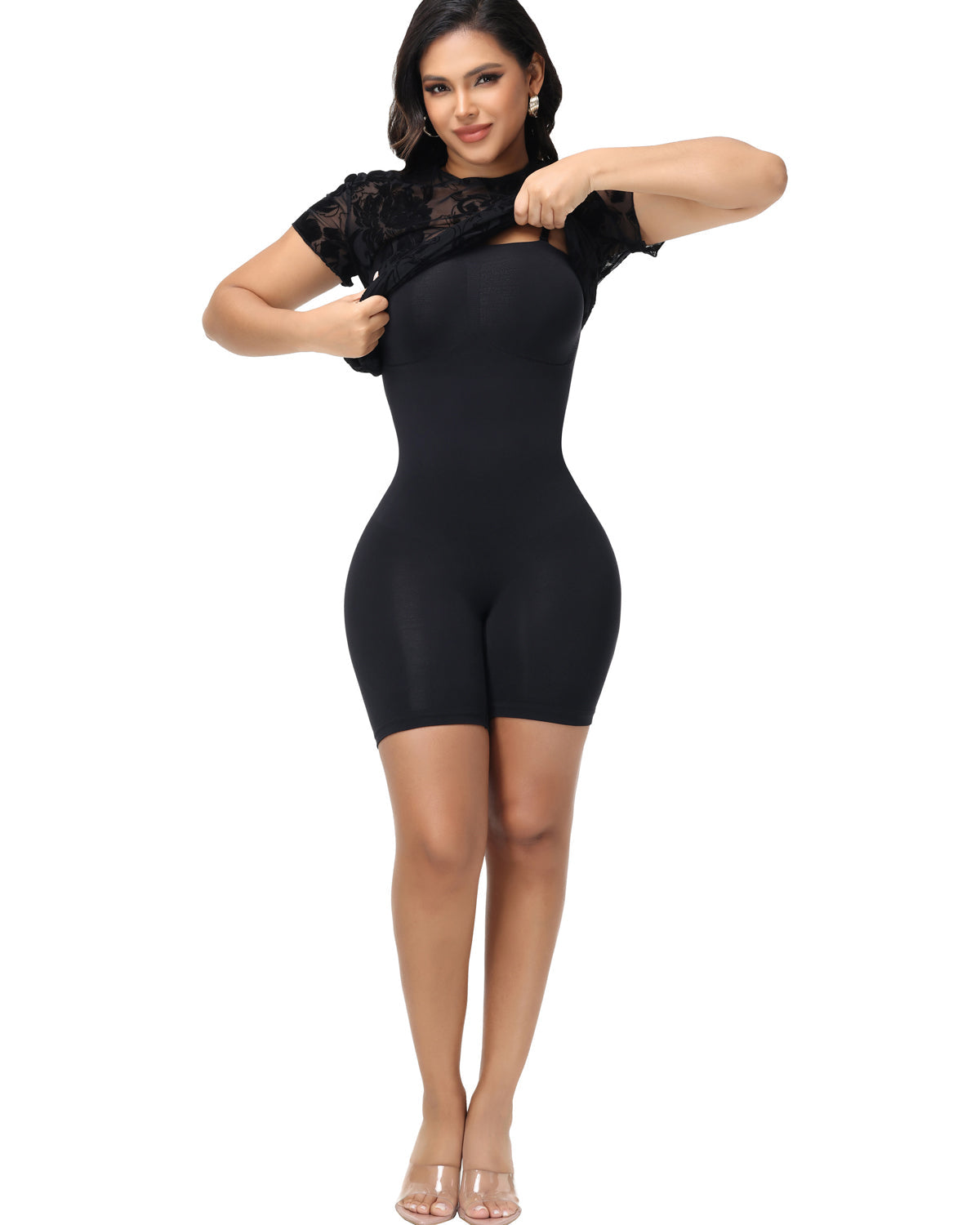 Shapshe® Hourglass Smooth Strapless Tummy Control Shapewear Bodysuit