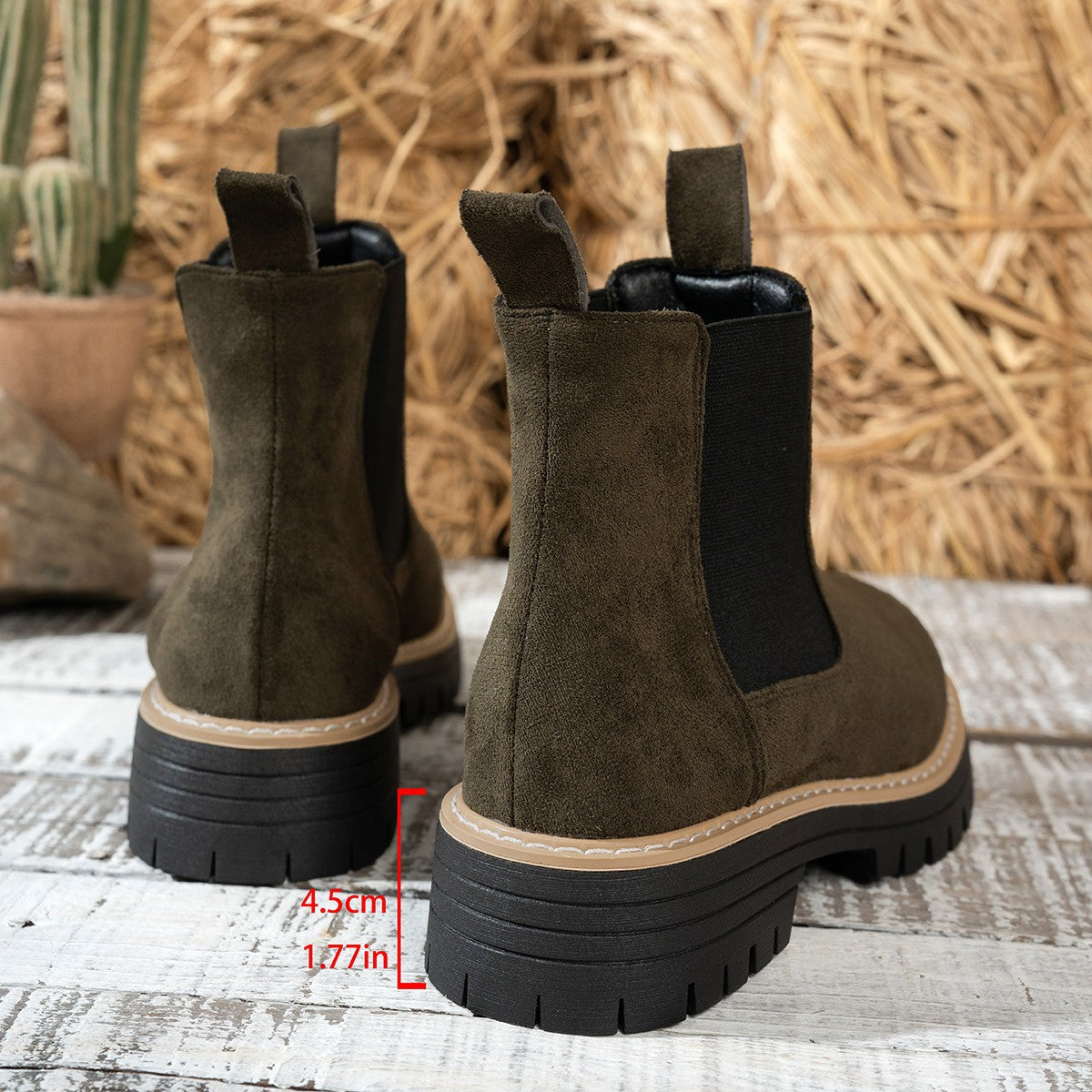 Women's ClassicKick Boots - Effortless Slip-On Ankle Boots with Chelsea Style (US 5-10.5)