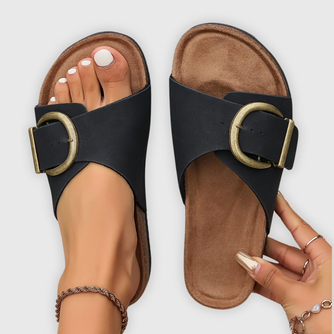 Aurora – Bequeme Sandalen mit weichem Gleit-Einstieg - By Qivii