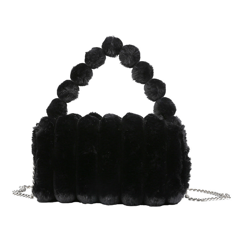 Women‘s Plush Tote & Crossbody Bag – Cloud-Like Soft Minimalist Purse for Everyday Chic