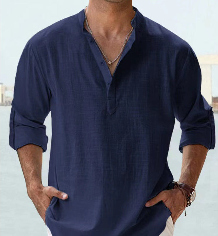 Adonis Linnen Shirt - By Qivii