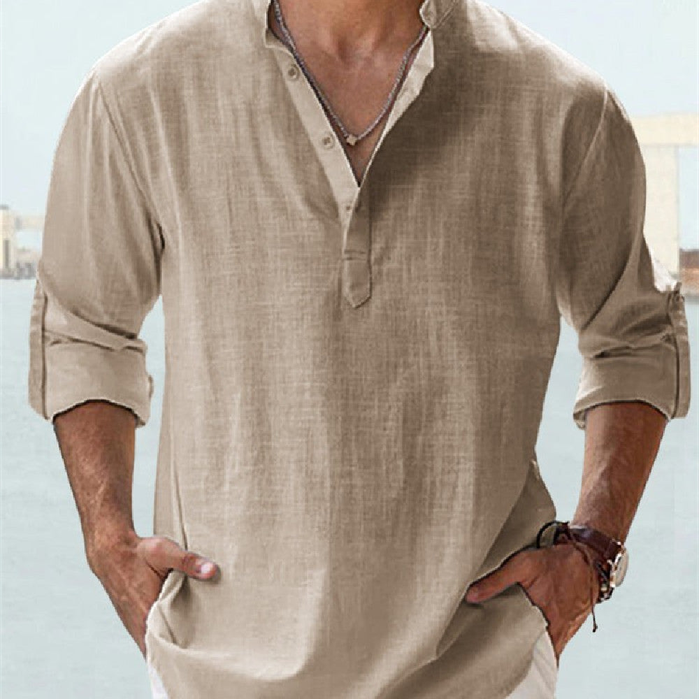 Adonis Linnen Shirt - By Qivii