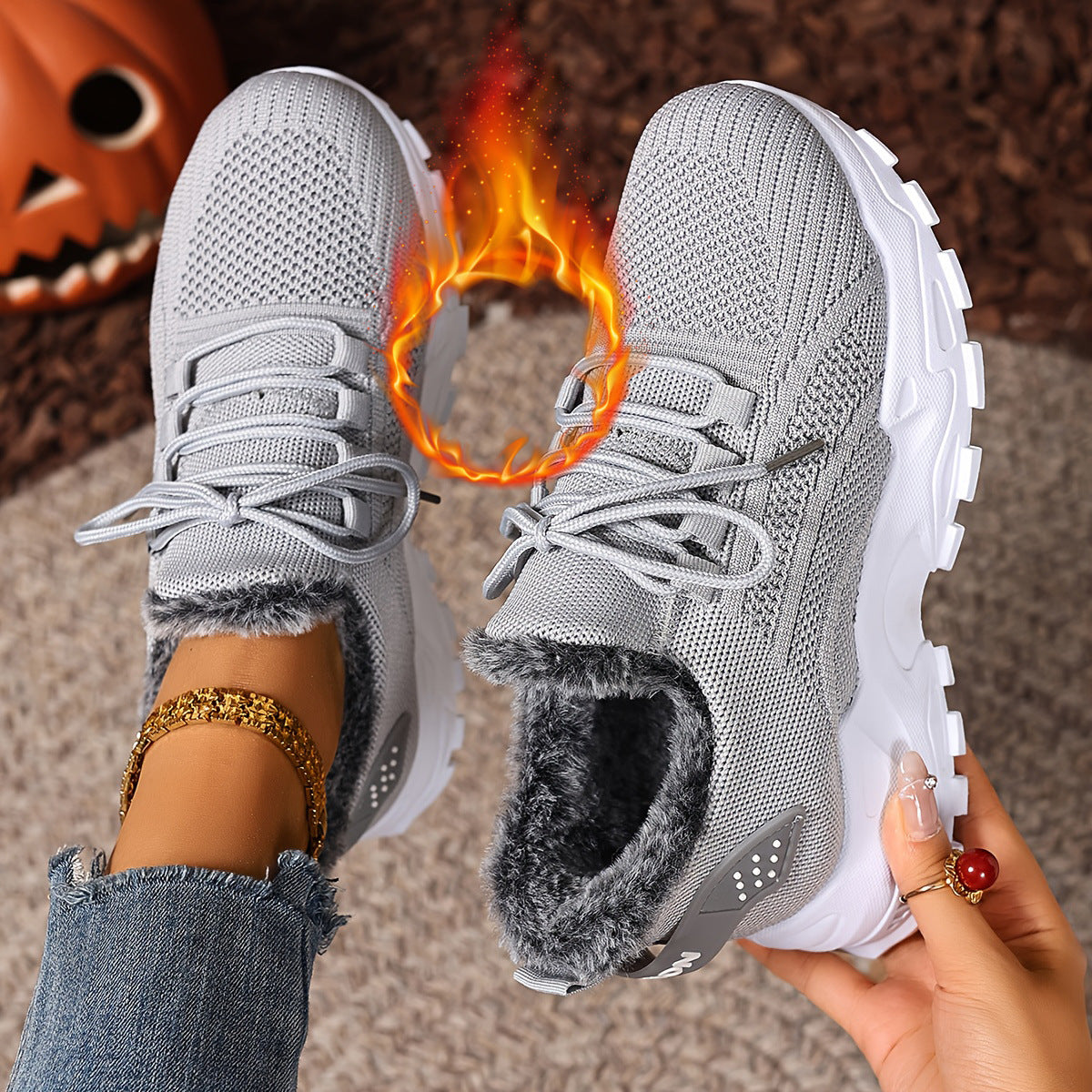 Women's Cozy-Tech Sneaker Snow Boots - Plush Lined, Warm & Lightweight (US 4-11)