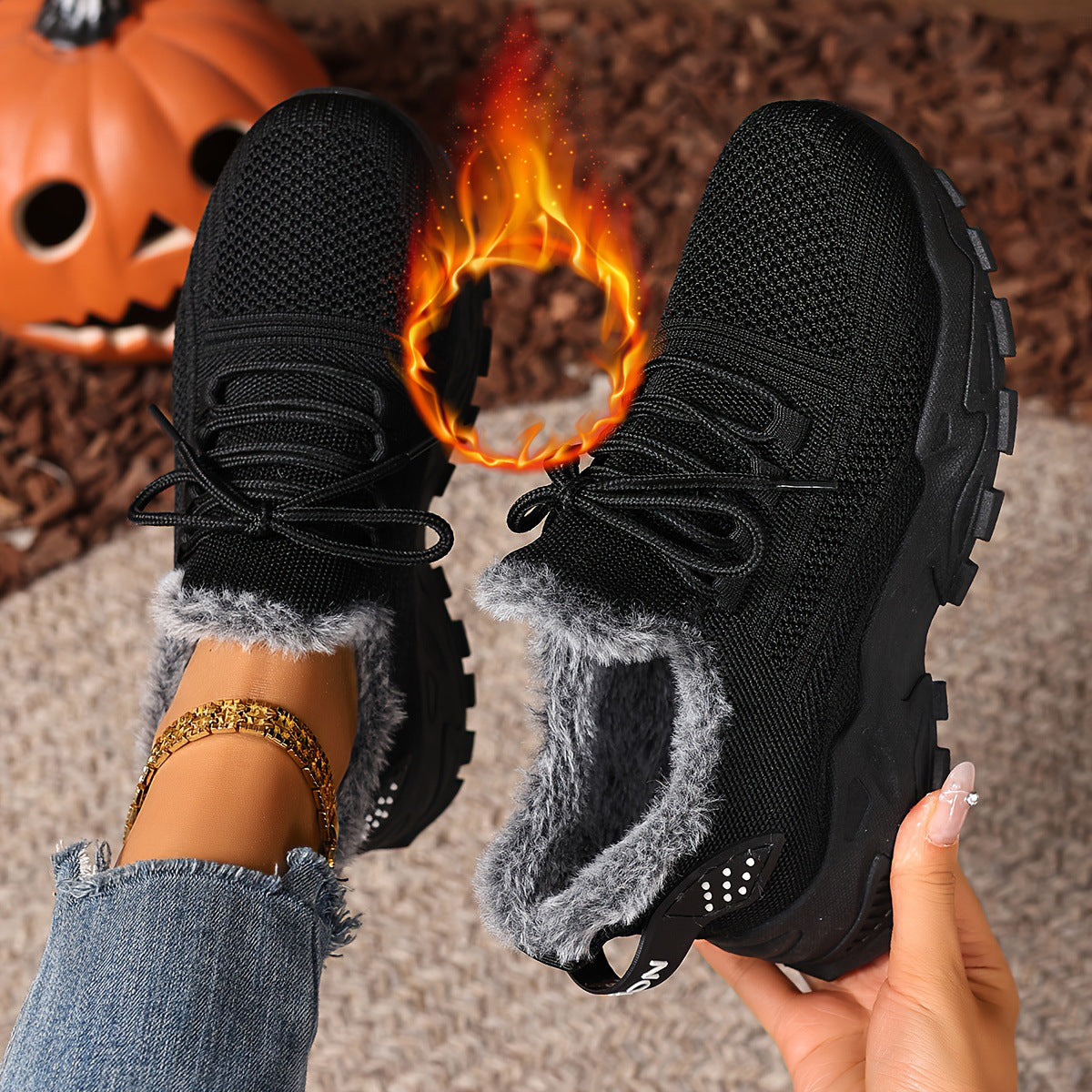 Women's Cozy-Tech Sneaker Snow Boots - Plush Lined, Warm & Lightweight (US 4-11)