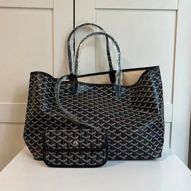Women’s Voyager System Tote — Artisan-Checked Nursery-Ready Carryall with Organizer Pockets & Convertible Carry