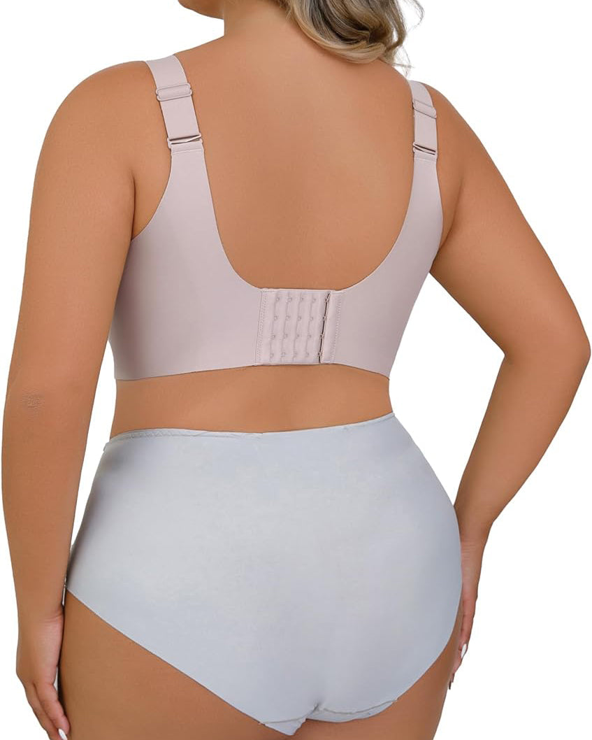 Daily Comfort Wireless Shaper Bra Smooth Full Coverage Support Bra - By Qivii