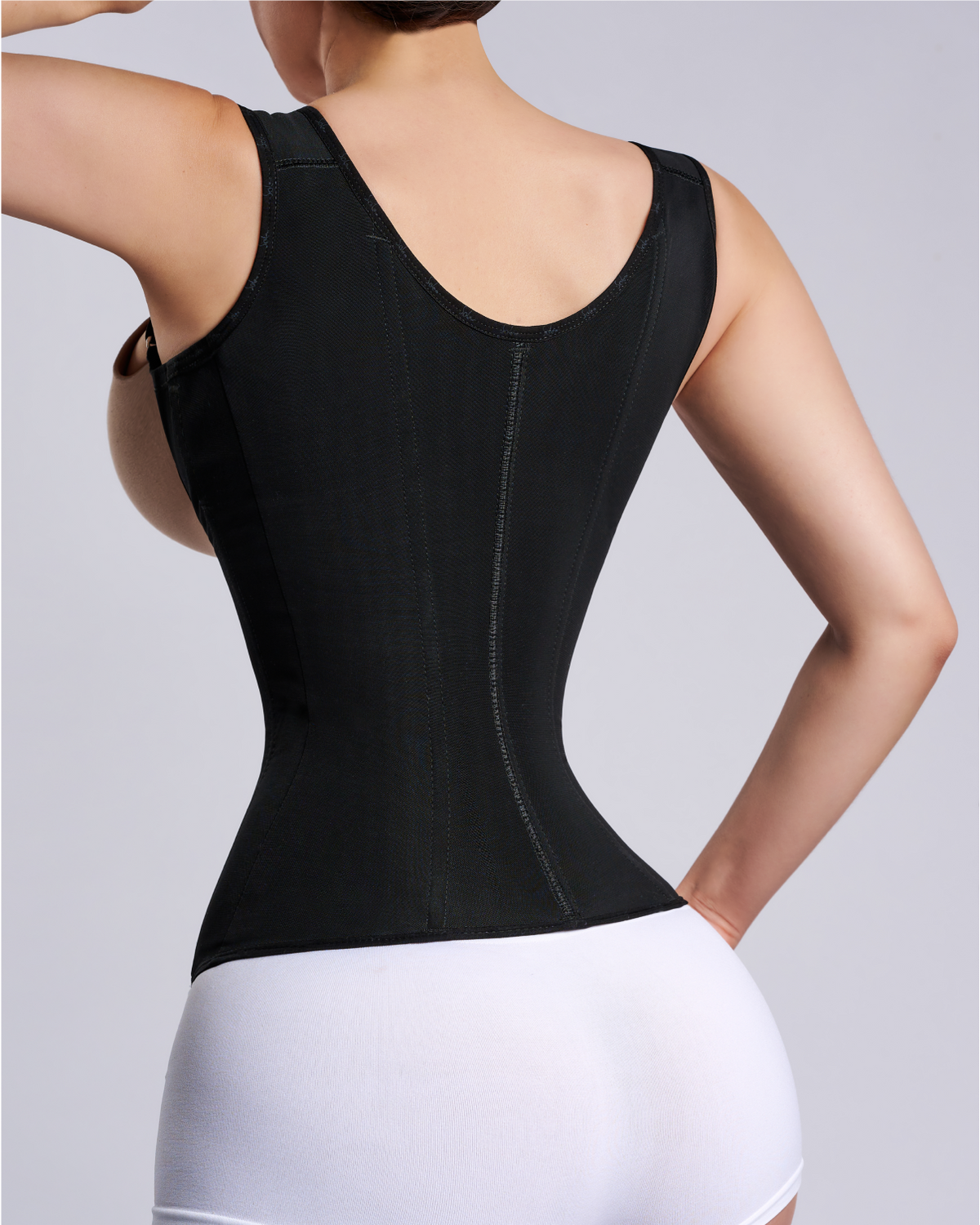 Shapshe® Women Hourglass Vest Tummy Control Waist Trainer Corset With Hook and Eye