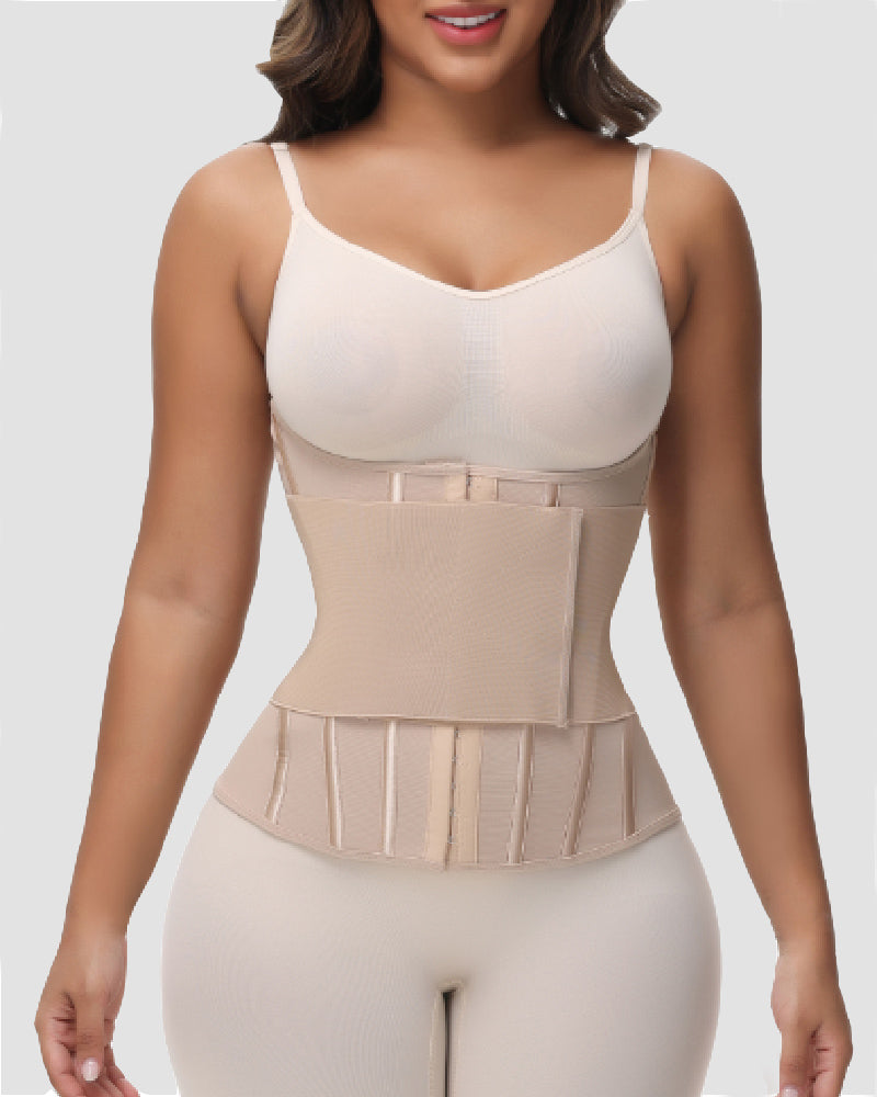 Shapshe® Women's Tummy Control Girdle Waist Trainer Workout Boned Waist Cincher Corset - By Qivii