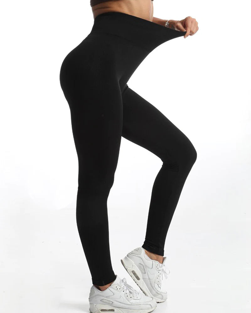 Buttery Soft Butt Lifter High Waisted Yogo Leggings - By Qivii