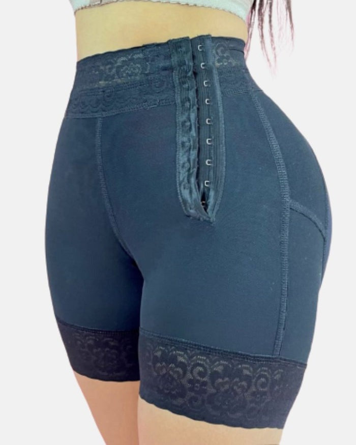 Shapshe® Tummy Control Side Hook and Eye Shaper Shorts - By Qivii