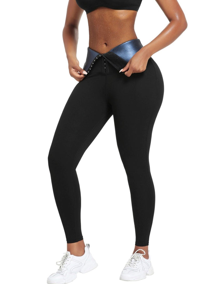 High Compression Butt Lifting Wide Waistband Shaper Leggings - By Qivii