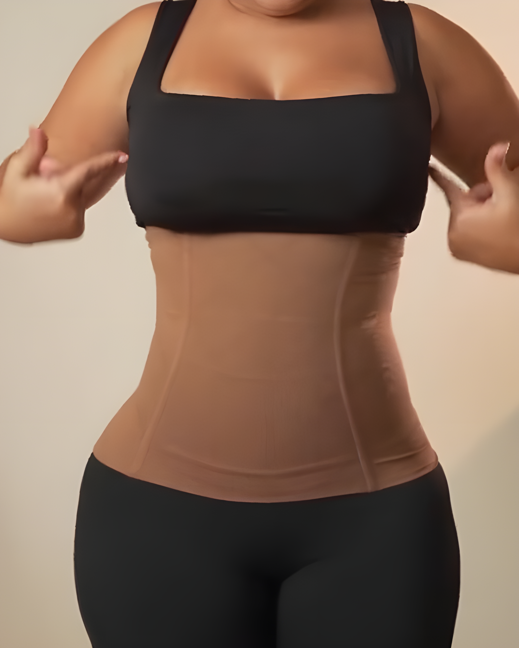 High Elasticity Seamless Steel Bone Tummy Control Belt - By Qivii