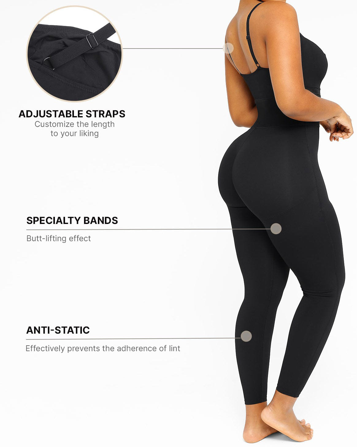 Shapshe® Women's Sleeveless Jumpsuit Tummy Control One Piece Waistband Bodycon Yoga Romper - By Qivii