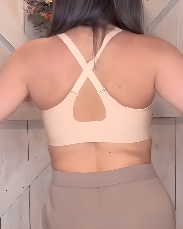 Women's Deep V Seamless Push Up Wire Free Comfort Bra