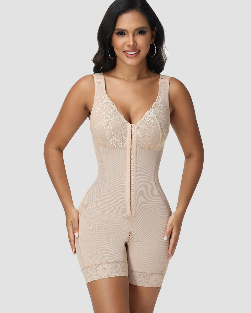 Shapshe® Lace-Accented High Compression Full Body Faja