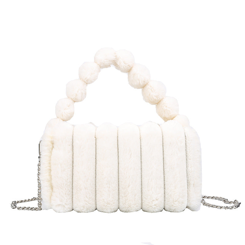 Women‘s Plush Tote & Crossbody Bag – Cloud-Like Soft Minimalist Purse for Everyday Chic