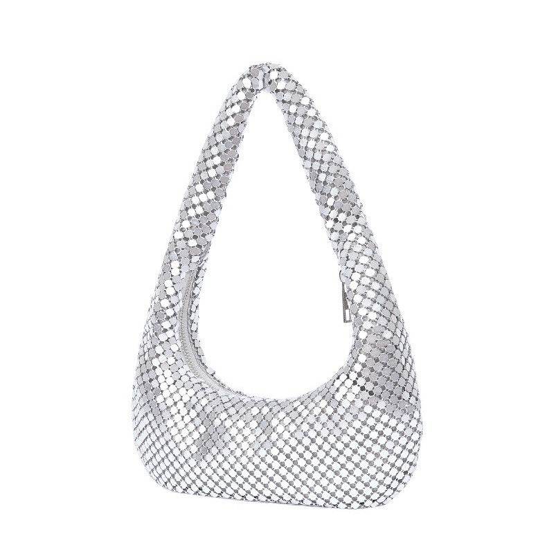 Women's Éclat Minaudière - Gilded Crystal-Embellished Clutch with Convertible Chain