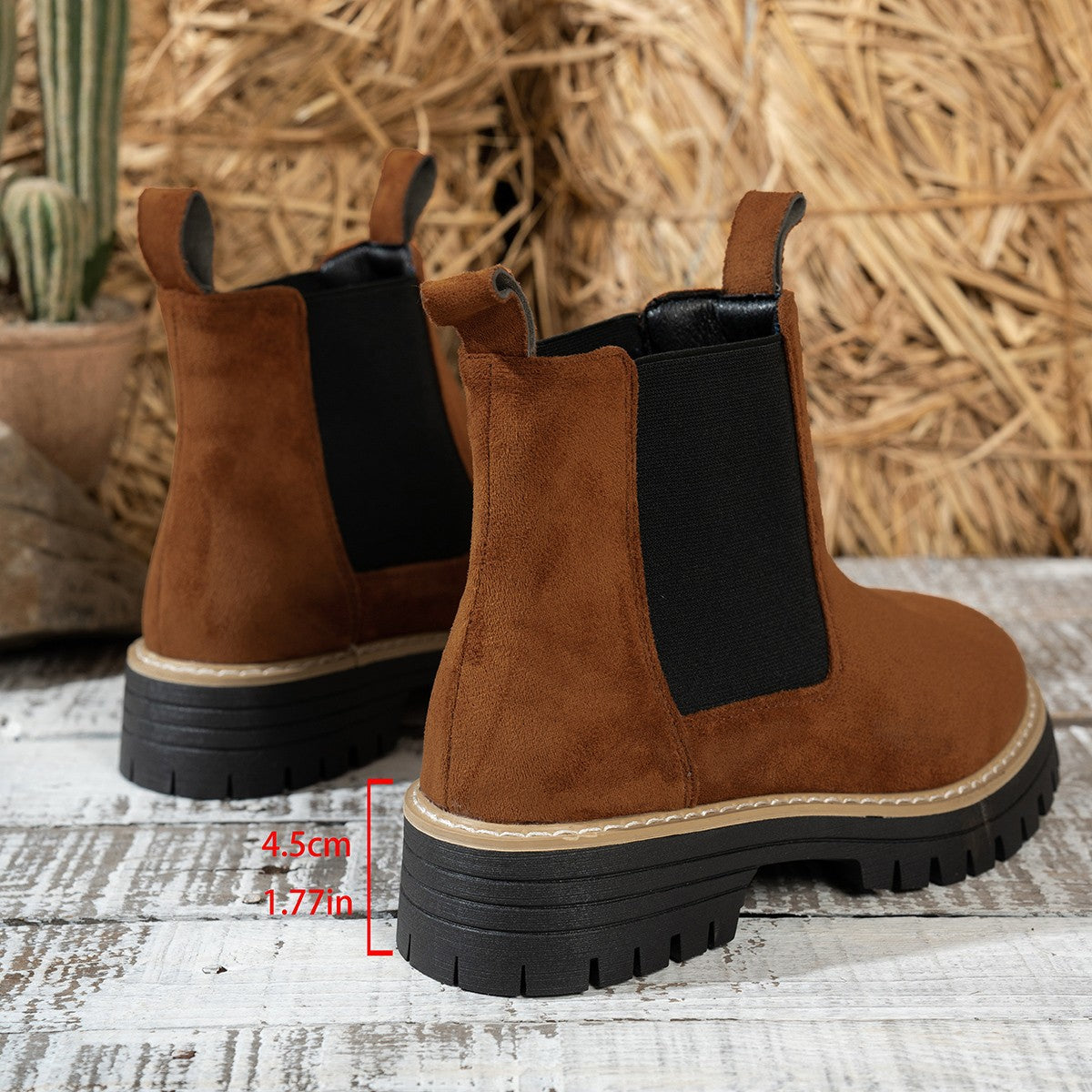 Women's ClassicKick Boots - Effortless Slip-On Ankle Boots with Chelsea Style (US 5-10.5)