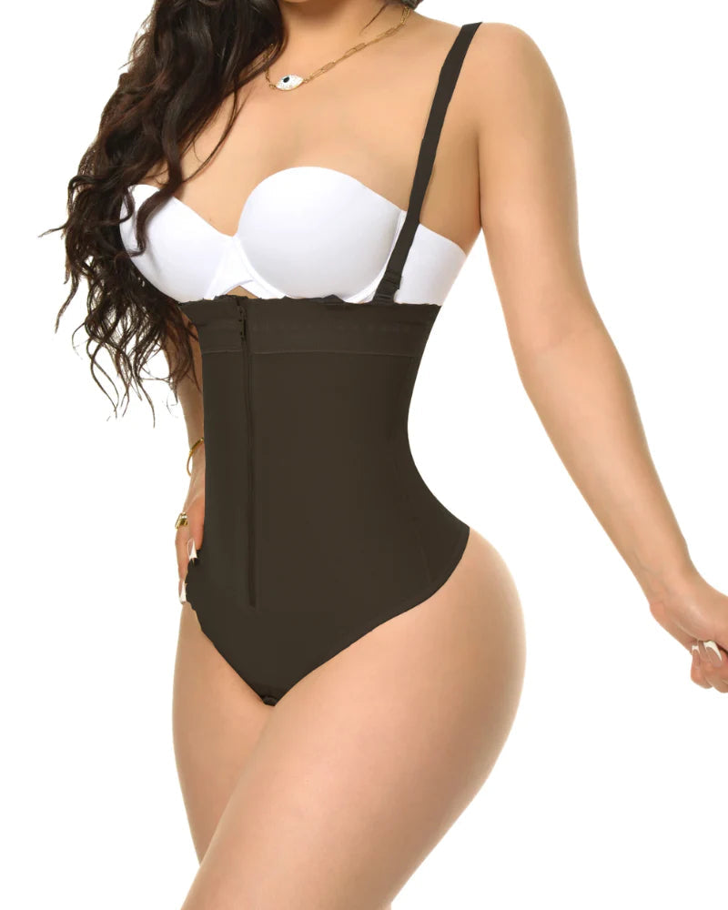 Shapshe® Tummy Control High Waist Butt Lifter Thong Bodysuit Shapewear